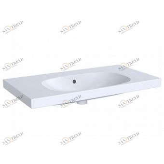 500624012 Подвесная раковина настенная прямоугольная Keramag  белая 