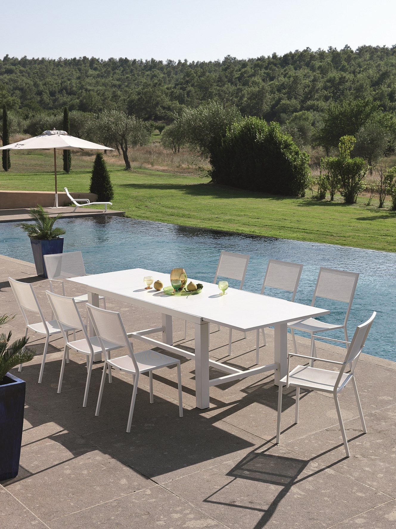 Железный прямоугольный выдвижной стол Unopiù Conrad ARCH-00125589 - Вид №6