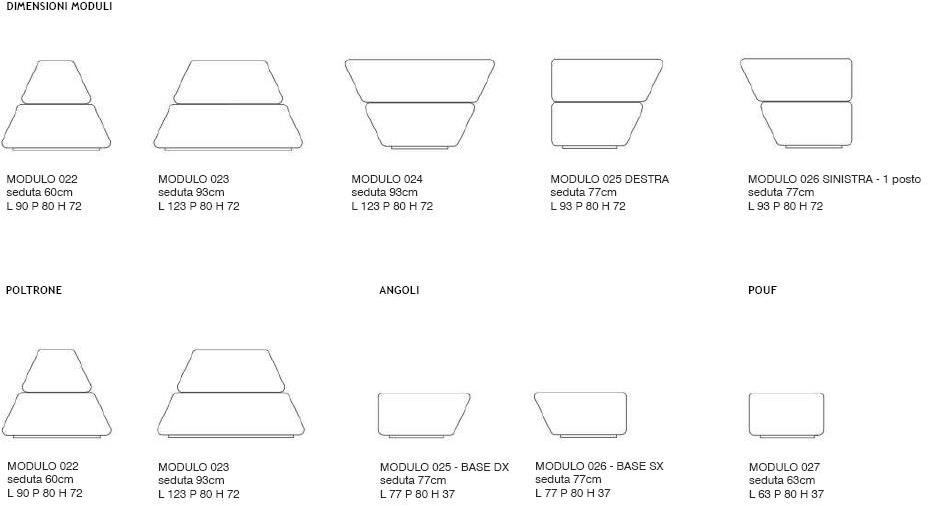 Lgtek Модульный тканевый диван Dune sun-id-1474449 - Вид №5