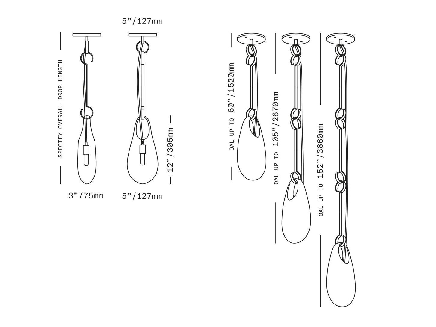Подвесной светильник из латуни и выдувного стекла SkLO Hold ARCH-00102135 - Вид №9