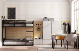 103554 Детская спальня с кроватью и модульным шкафом Dressbox La Grama Flat