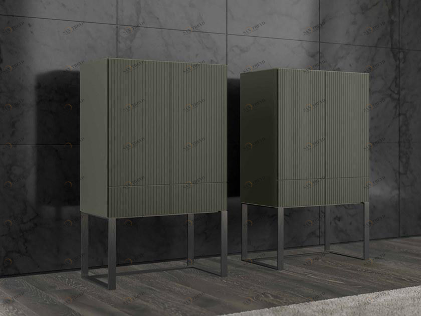 OLIVIERI Лакированная барная стойка со встроенным освещением Aqua sun-id-1409546