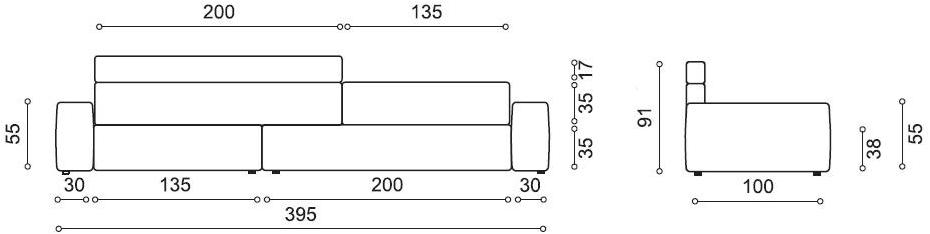 Twils Lounge Модульный кожаный диван Set sun-id-1422666 - Вид №5