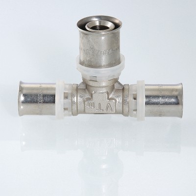 VTm.231.N.322626 Пресс-фитинг – тройник Valtec 32 х 26 х 26 мм  - Вид №8