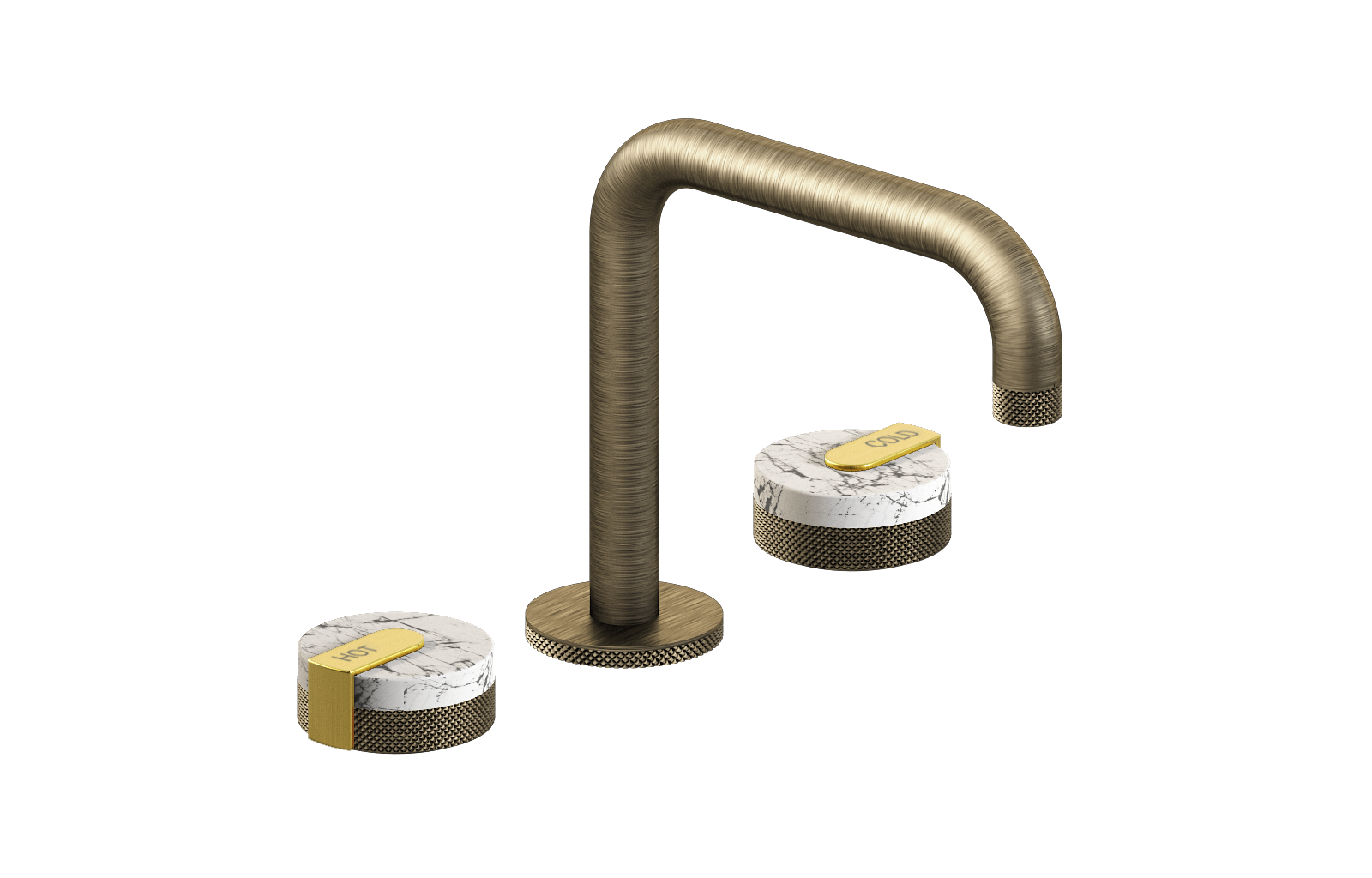 E-11511-R2MW-L1BB-VBB Смеситель для умывальника на 3 отвертия GRAFF MOD+