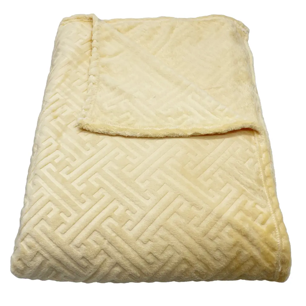 Плед Ardenza Hanya 150x200 см фланель цвет желтый STLM-2150702 - Вид №1