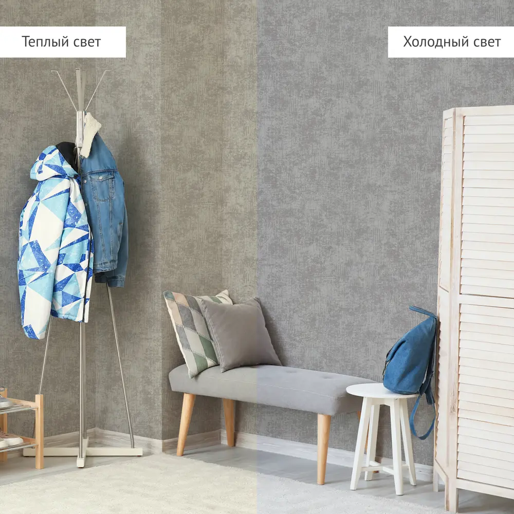 WALL DECOR Гранж - флизелиновые обои темно-бежевые для стильного интерьера 85310365 STLM-0061194 - Вид №4