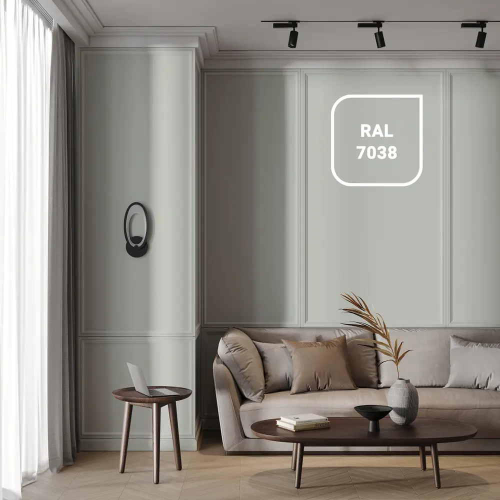 Краска Tikkurila Euro Smart 2 - матовая белая для интерьера 9 л 11601186 STLM-0001309 - Вид №14