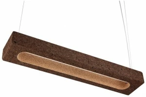 BlackCork Подвесной светильник с прямым светодиодным светом в пробке Soft