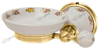 Мыльница настенная MIGLIORE Provance Ml.PRO-60.501.DO, цвет золото 