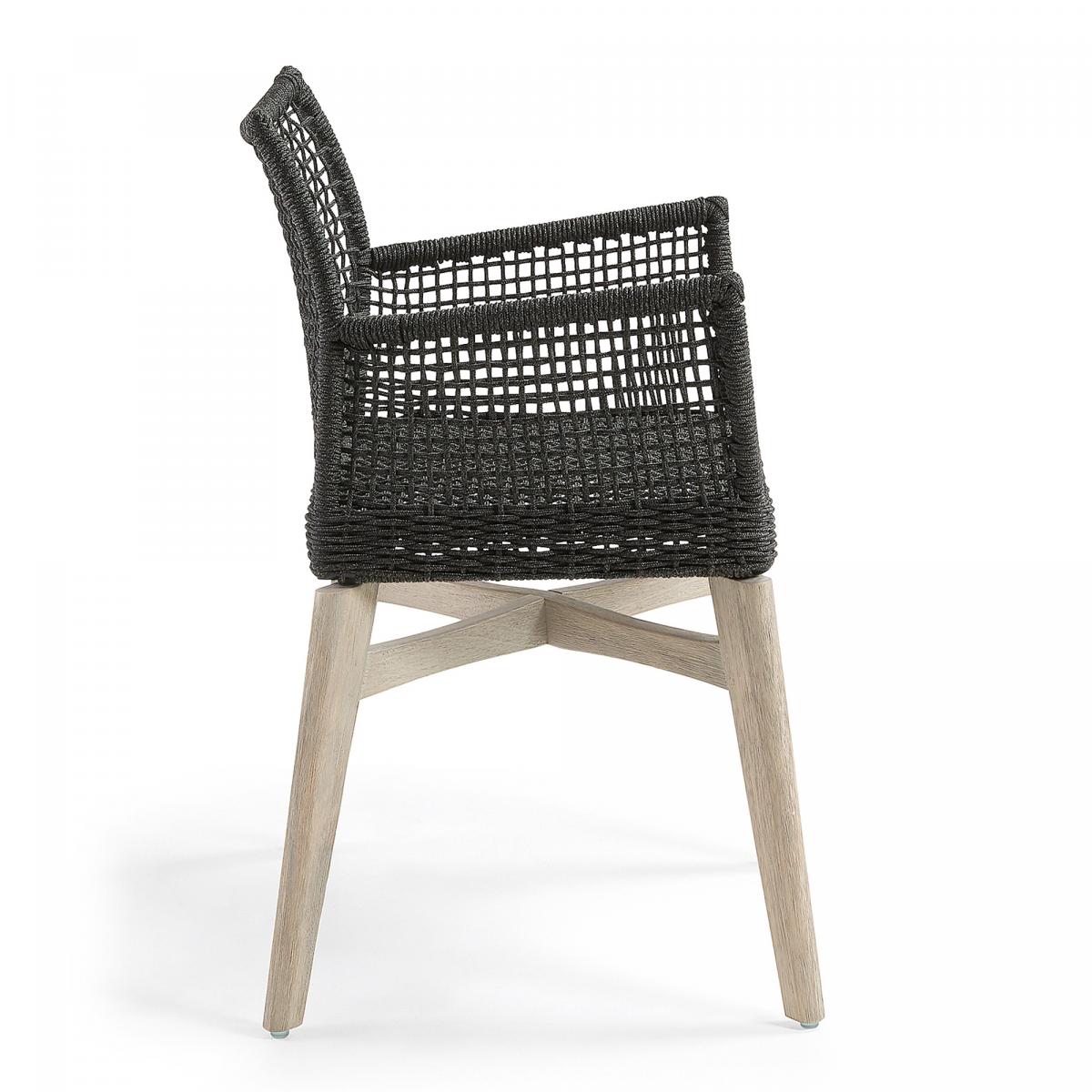 051748 Кресло темно-серое La Forma Rodini  - Вид №3