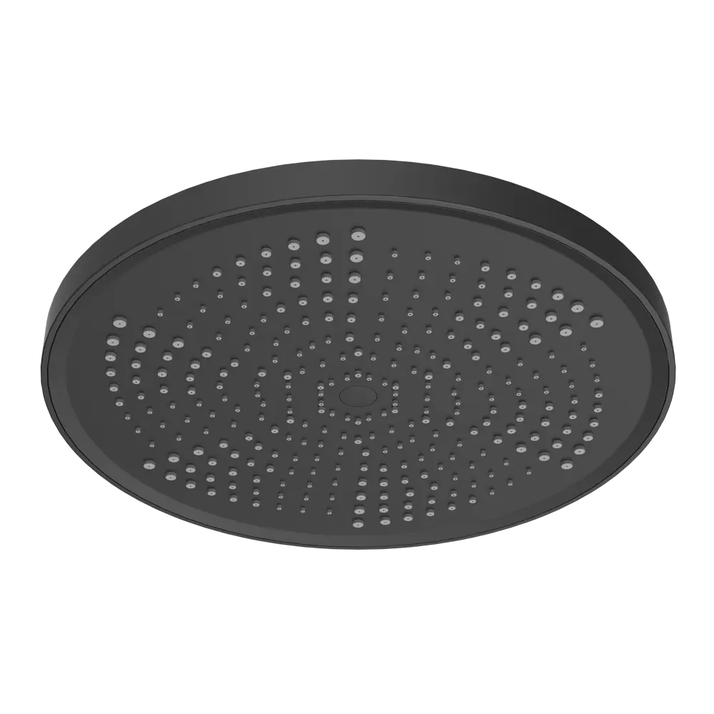 Лейка для верхнего душа Milardo Dale DAL25B0M64 круглая цвет черный матовый STLM-2060088 - Вид №1