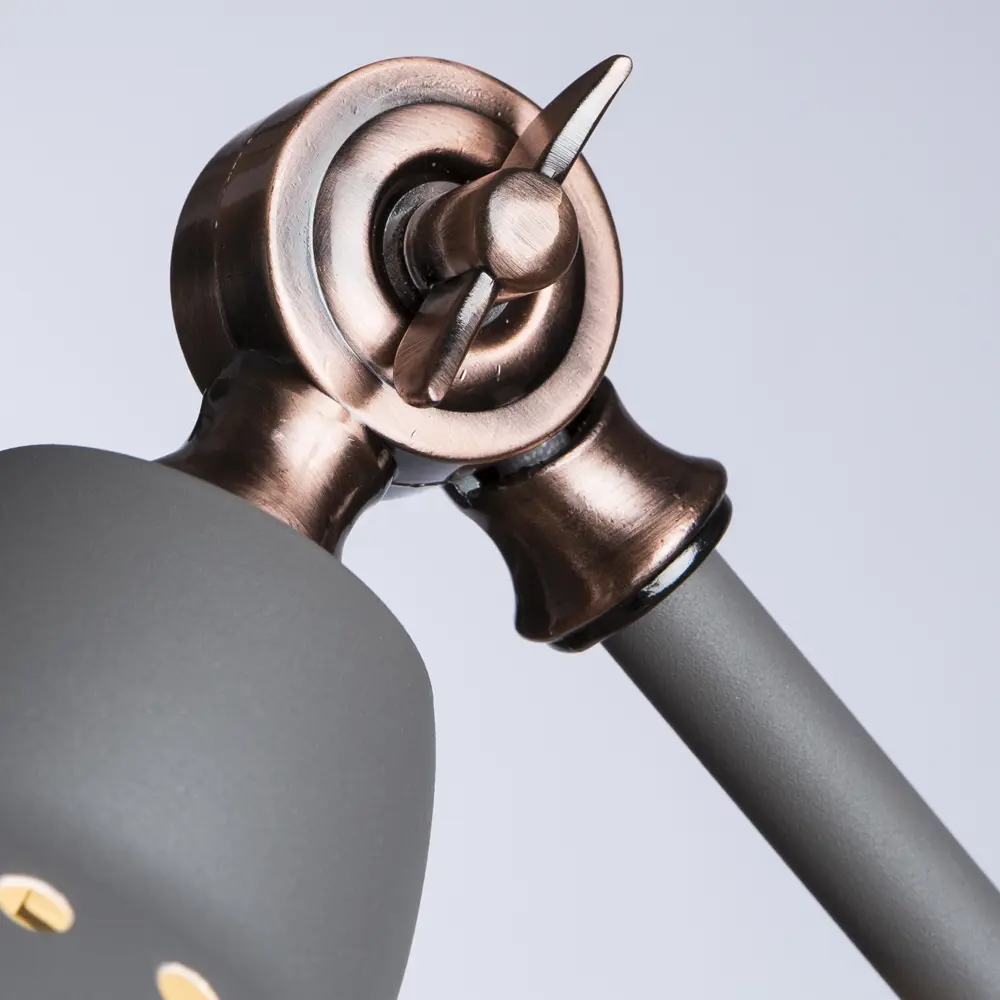 Бра Braccio 1xE27x60 Вт цвет серый матовый Arte Lamp STLM-2049586 - Вид №4