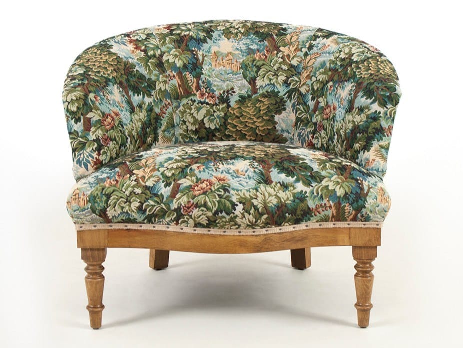 Бархатное кресло с подлокотниками CREARTE COLLECTIONS Хлопковая эссенция ARCH-00004832 - Вид №22