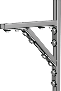 6584053 Монтажные профиля BIS RapidRail® Уголки 135° для создания конструкций из профиля RapidRail WALRAVEN  - Вид №2