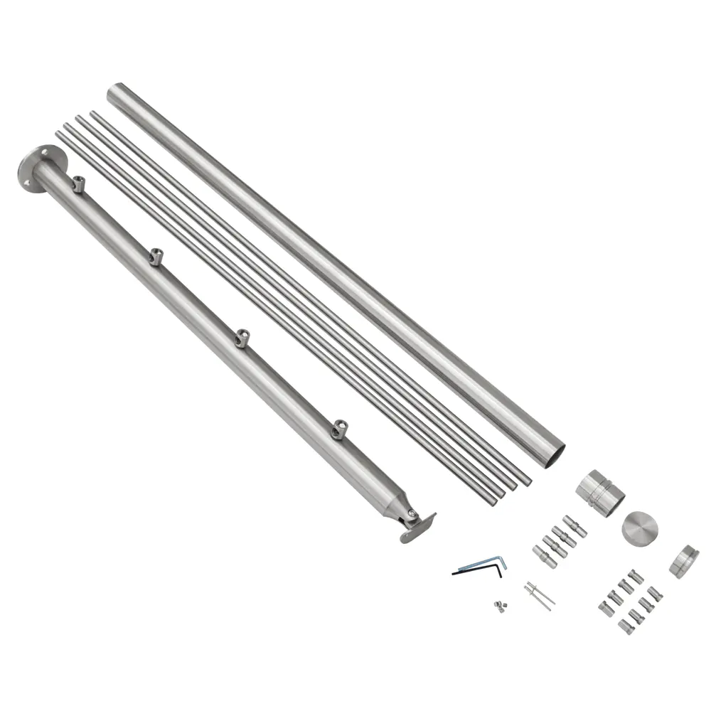 MONLID Ограждение лестничное 1 м из нержавеющей стали AISI 304 89370662 STLM-1409462 - Вид №1