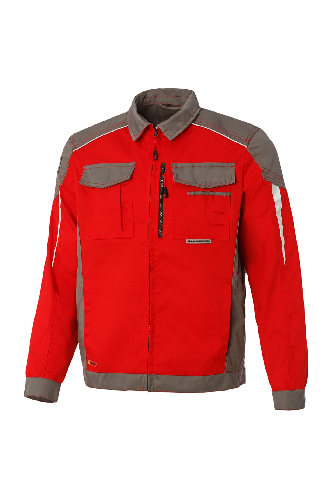 70060 Костюм  NEW красный с серым STATUS  Летняя спецодежда  размер 60-62/182-188  - Вид №1