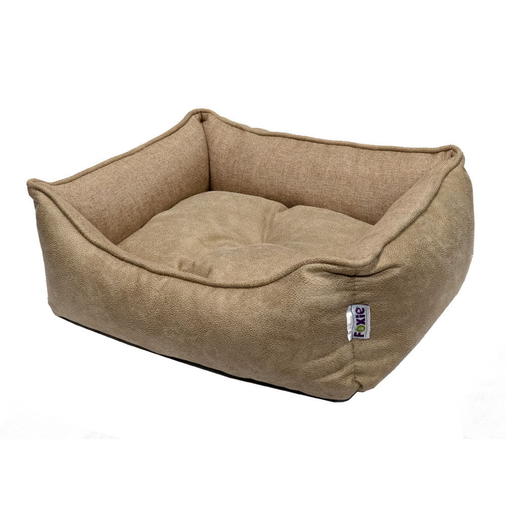 ПР0056986 Лежак для животных Colour 70х60х23см бежевый Foxie 