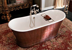 Gentry Home Новая Канада Cast iron bathtub Темный никель GH100684  - Вид №1