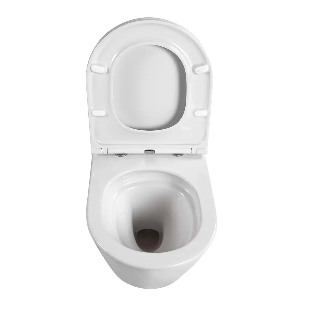 Комплект инсталляции Geberit Alpha с безободковым унитазом Aquatek Вега клавиша Geberit Alpha серая STLM-2129142 - Вид №12