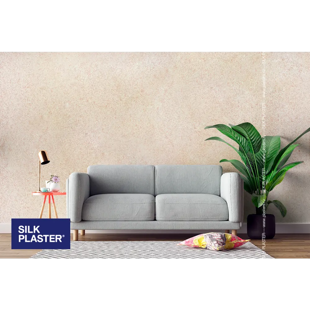 Жидкие обои Silk Plaster Absolute А209 0.743 кг цвет какао с молоком STLM-2002096 - Вид №3