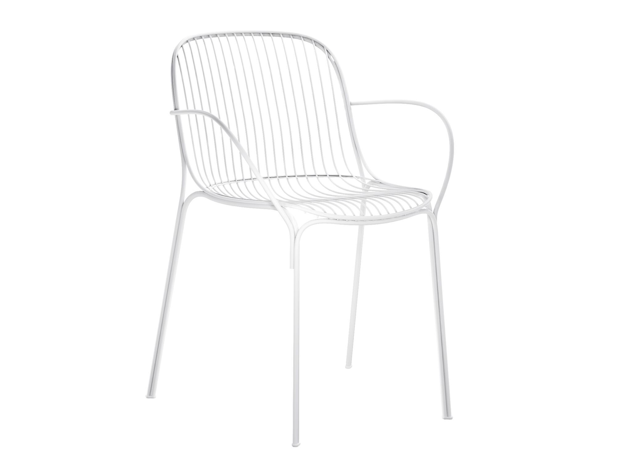 Стул для сада из оцинкованной стали с подлокотниками Kartell Hiray ARCH-00064814 - Вид №52