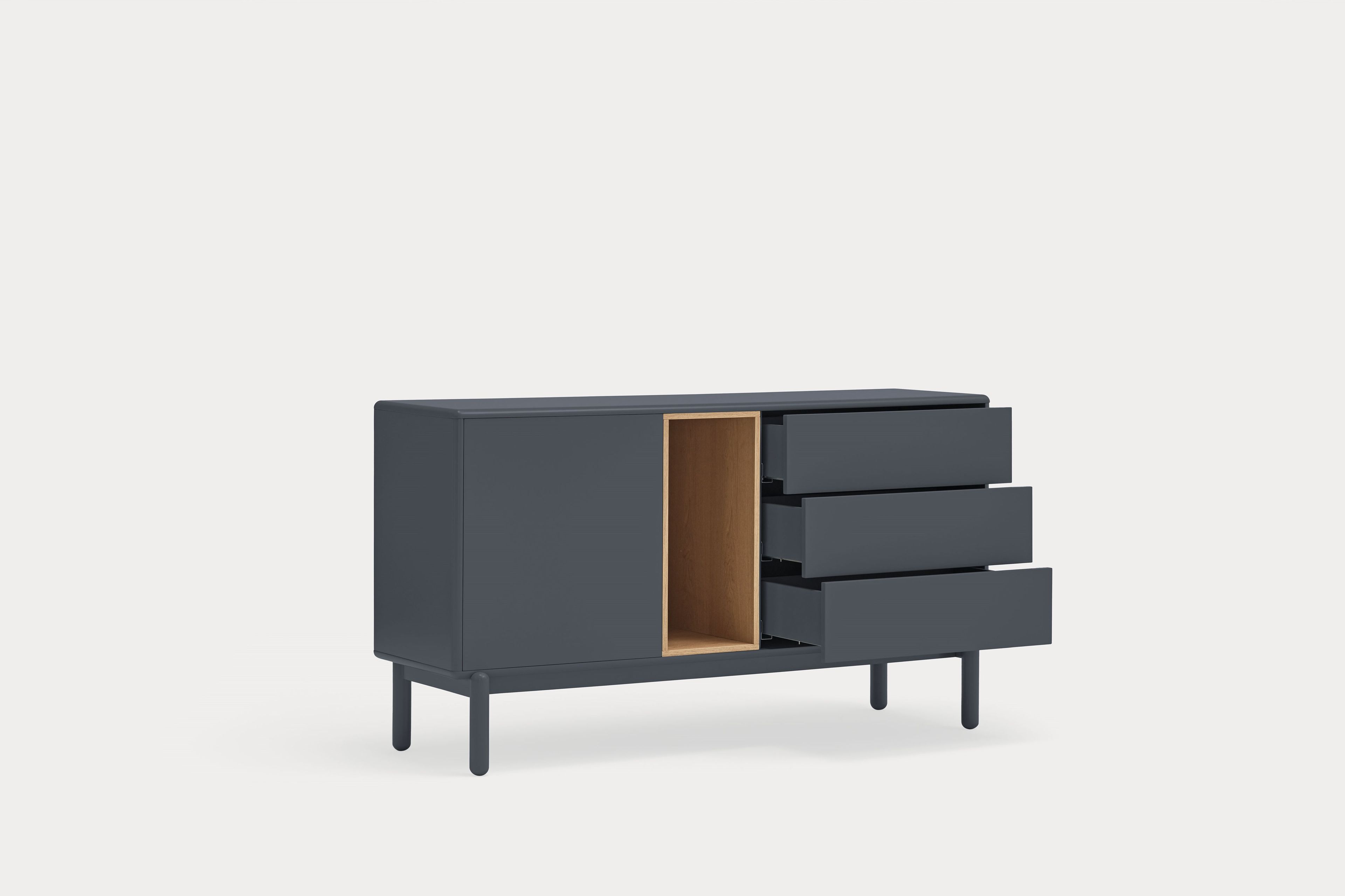 Шкаф из МДФ с распашными дверцами и ящиками TEULAT Corvo ARCH-00138554 - Вид №18