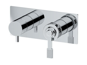 Однорычажный встраиваемый смеситель для ванны с переключателем