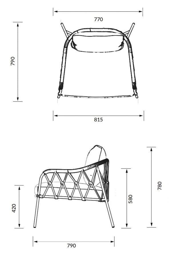 Садовый стул ALMA DESIGN наружная лестница ARCH-00013885 - Вид №1