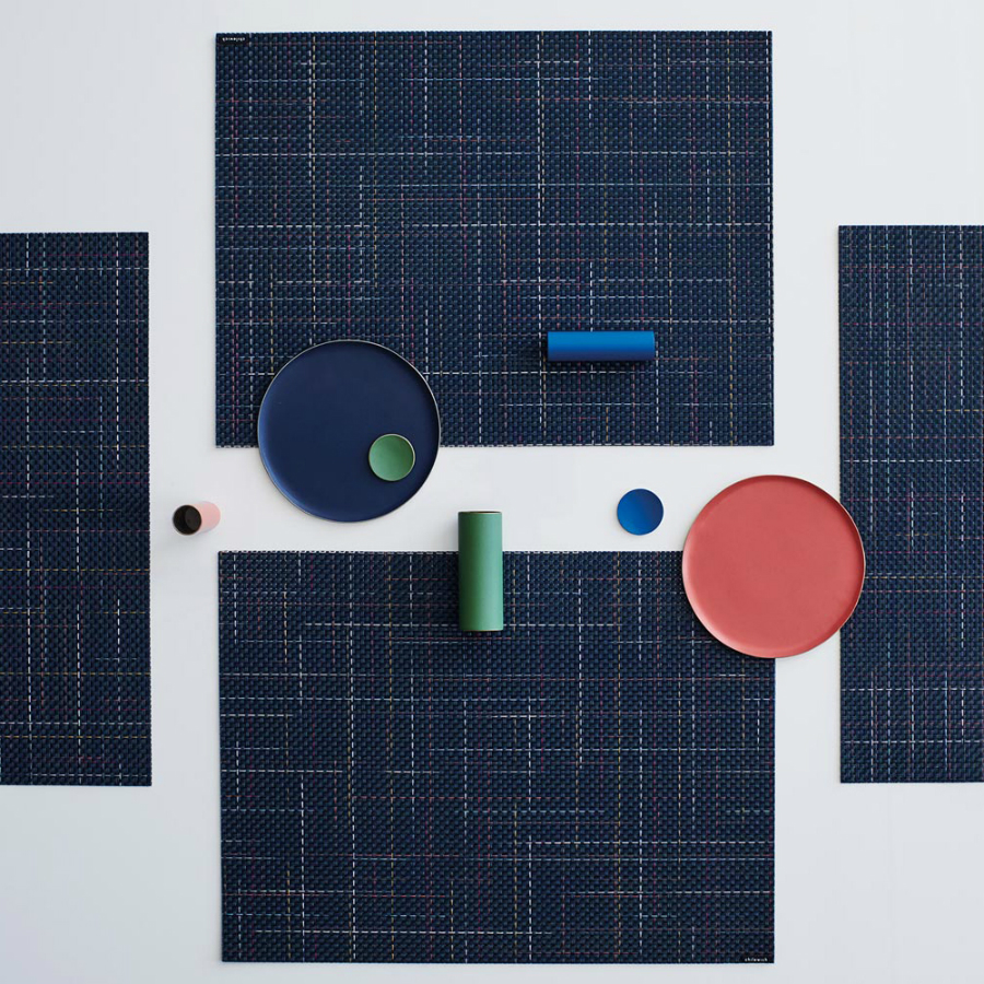 Салфетка виниловая Fireworks, жаккардовое плетение, 36х48 см Chilewich C100528001 - Вид №1