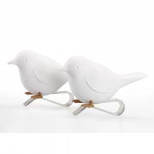 QL10231-WH-WH Держатель для салфеток sparrow белый Qualy