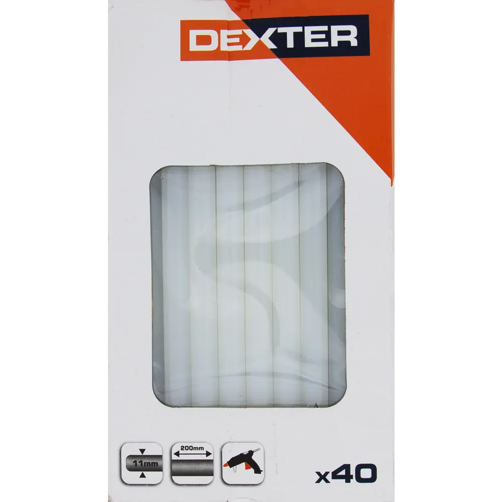 Клеевые стержни Dexter 11x200 мм 40 шт STLM-2199290 - Вид №2