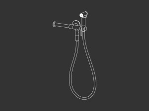 Держатель рулона / гидроскоп из нержавеющей стали