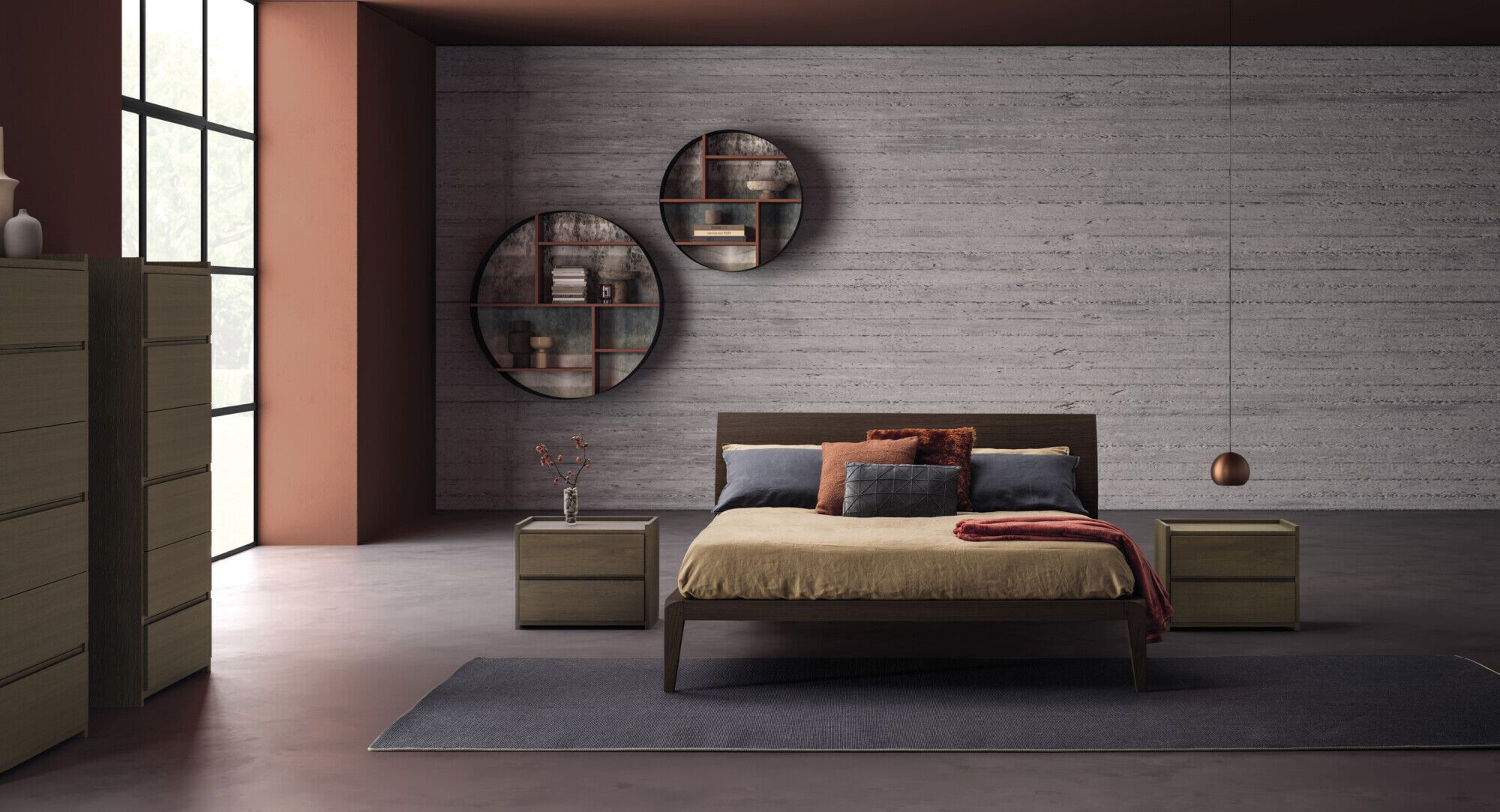 Деревянная двуспальная кровать Devina Nais SHARK ARCH-00110518 - Вид №6