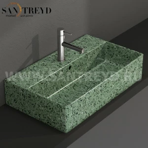 IN061GV Подвесная раковина настенная прямоугольная Ceramica Globo T-EDGE