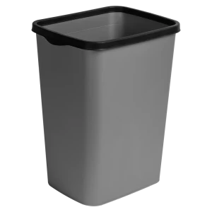 Бак для мусора 20 л Violet полипропилен цвет серый металлик/черный