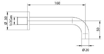 6336200000 Излив Bandini Stel Santreyd  - Вид №1