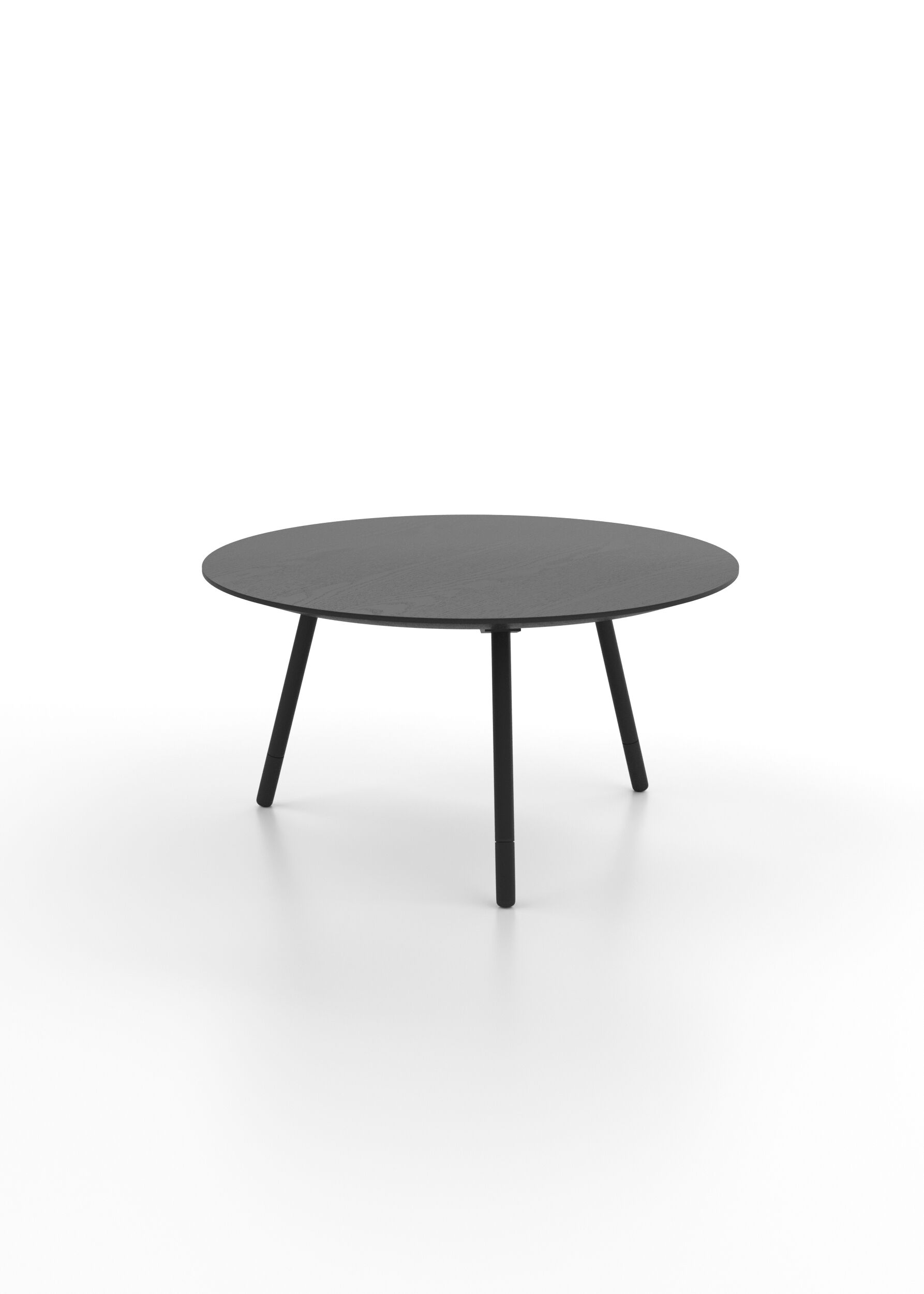 Круглый деревянный журнальный столик Omelette Editions BISON ARCH-00063843 - Вид №2