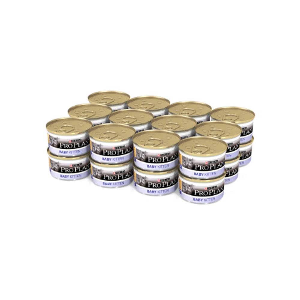 ПР0048796*24 Корм для котят курица, банка 85 г (упаковка - 24 шт) Pro Plan 