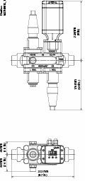 Danfoss ICF 20 — многофункциональные клапанные станции ICF 20-4-9H (25 D) Клапан универсальный 027L3333  - Вид №1