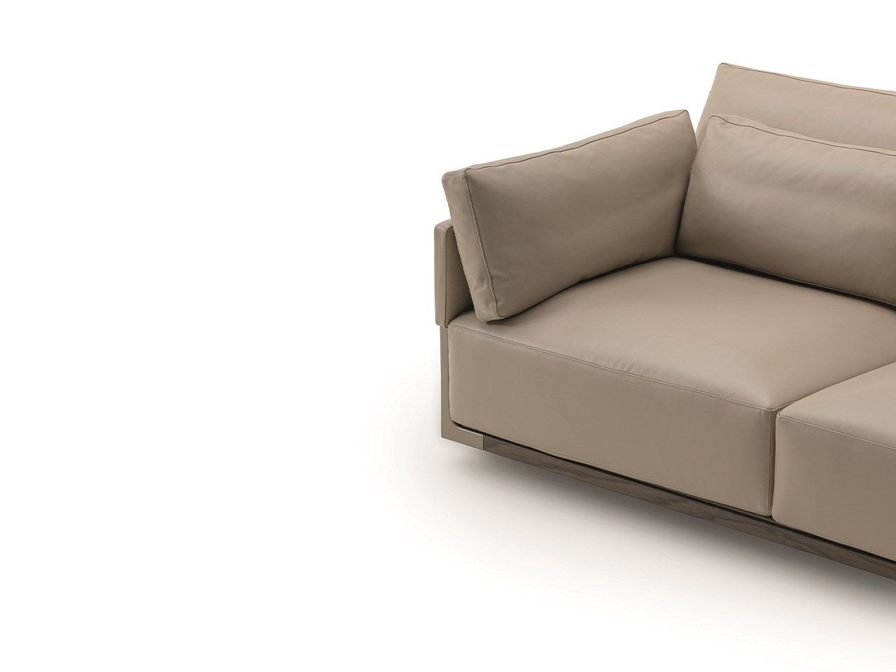 2-местный кожаный диван Turri Барабан ARCH-00072222 - Вид №1