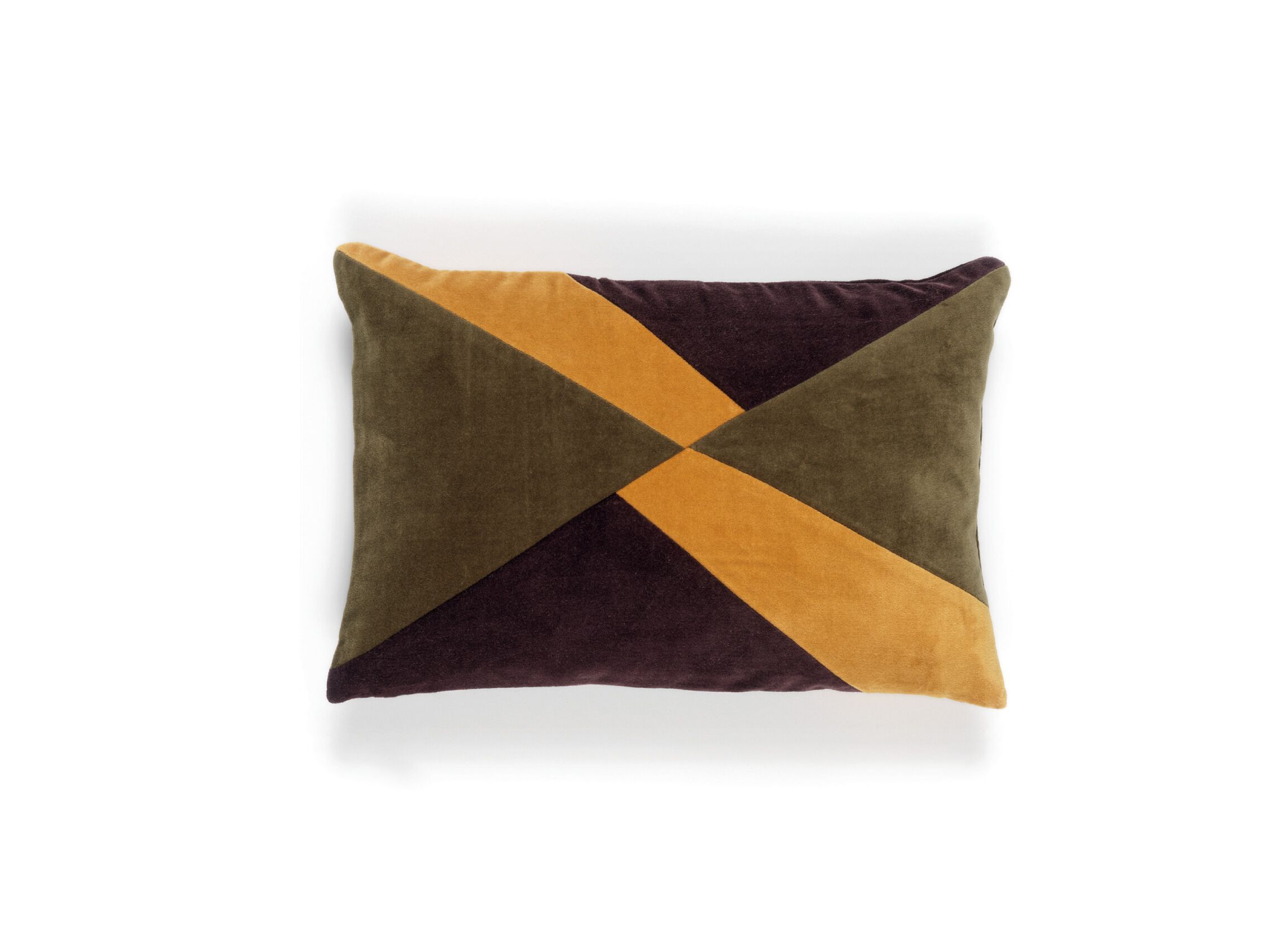 Бархатная подушка с геометрическим рисунком Élitis CLIO ARCH-00143022 - Вид №13