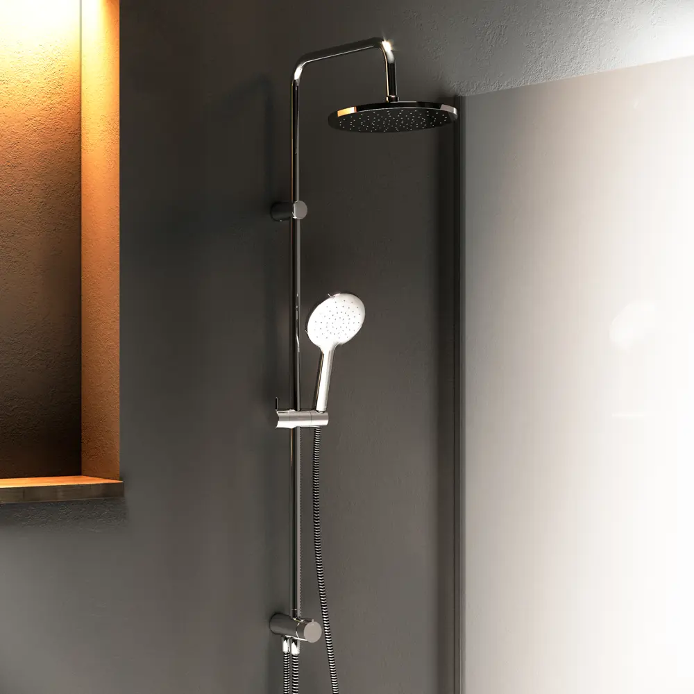 Damixa Willow — элегантная душевая система с хромированным покрытием 89346517 STLM-0980300 - Вид №2