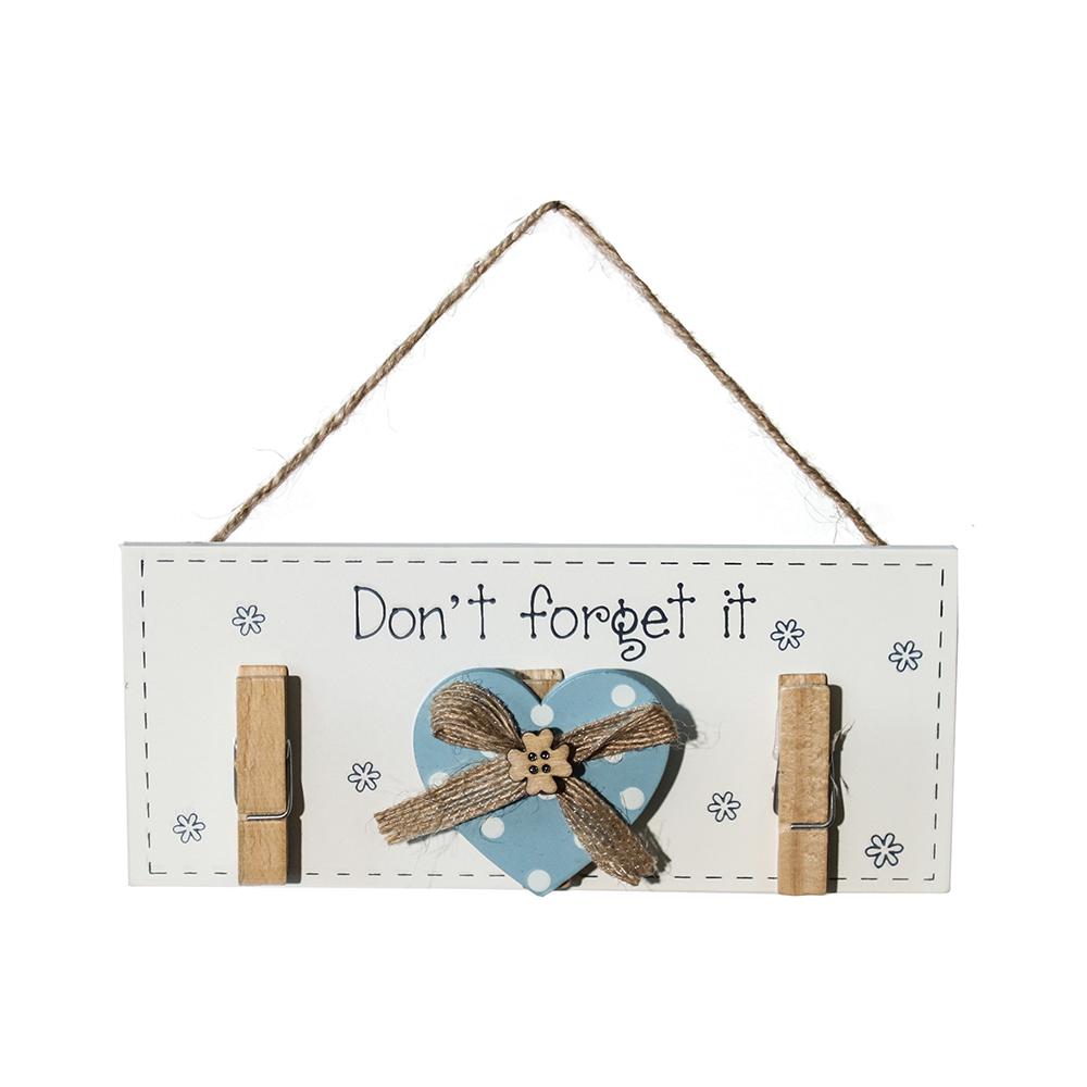 20 Декоративная табличка "Не забудь" 0.5 х 18.5 х 8 см масляный Santreyd 
