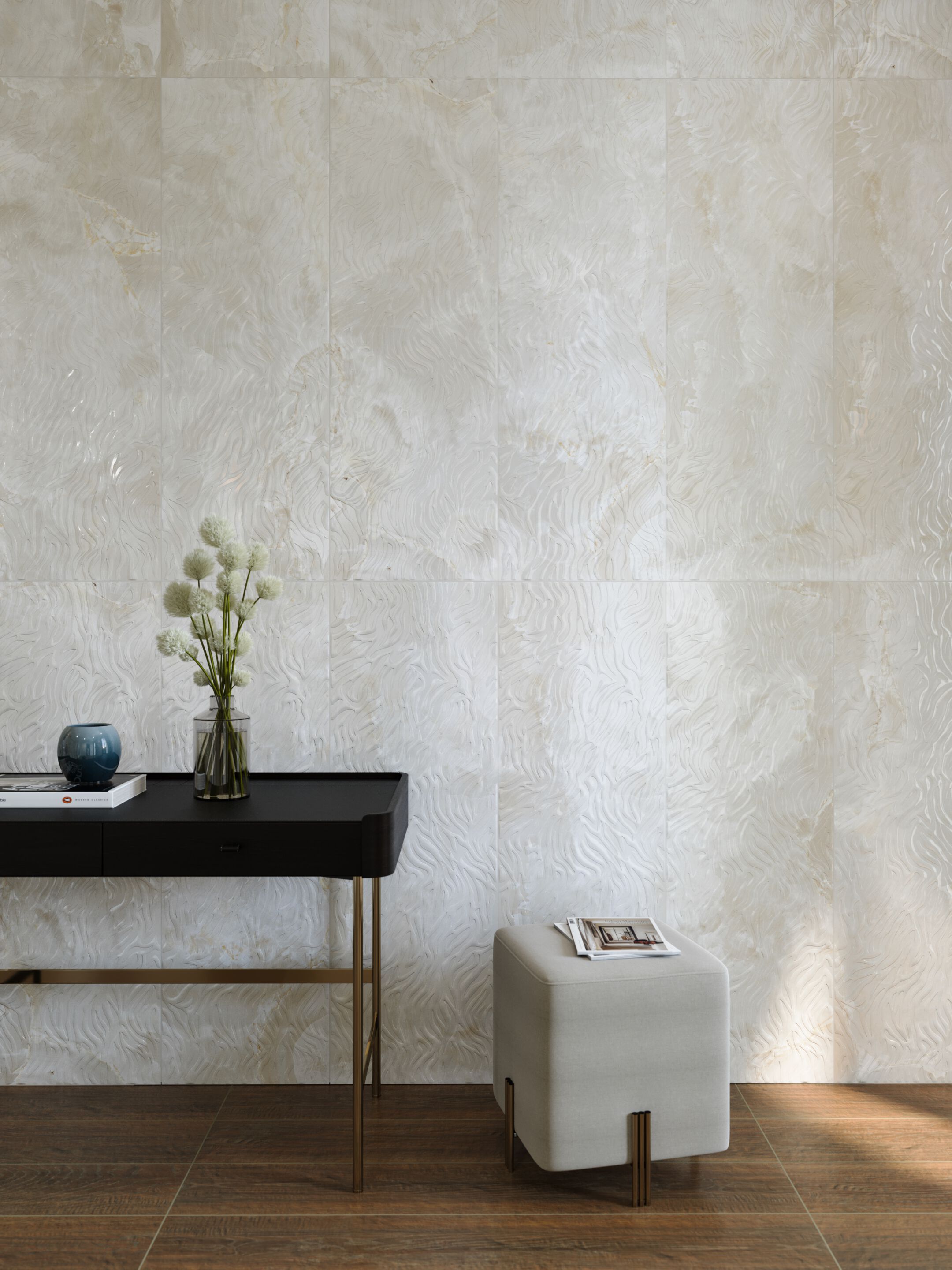 Пол / керамогранит с мраморным эффектом Kaleseramik ванная комната ARCH-00008390 - Вид №3