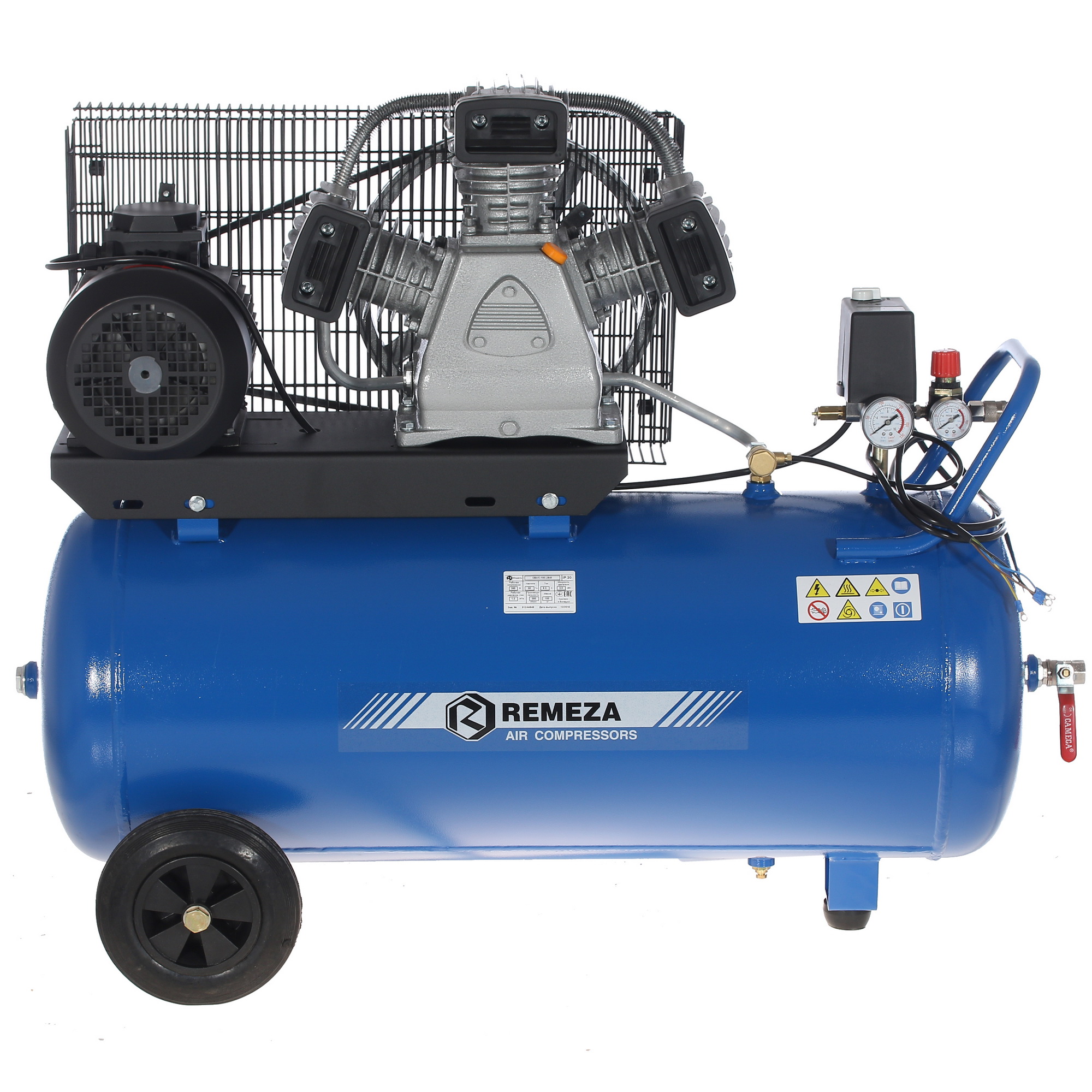 Компрессор поршневой масляный Remeza СБ4/С-100 LB 40 1169146 STDN-0094276 - Вид №1