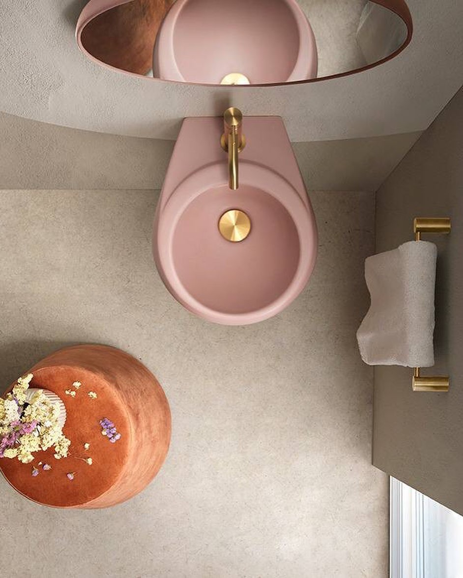 L312T0R1V1.100 Подвесная раковина круглая A. e T. Italia IDEA Белый глянцевый AeT ITALIA - Вид №2