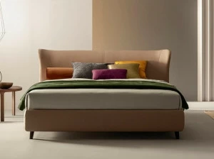 Twils Двуспальная кровать с мягким изголовьем Calvin