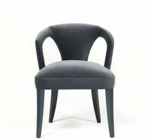 Munna Бархатный стул с подлокотниками Time