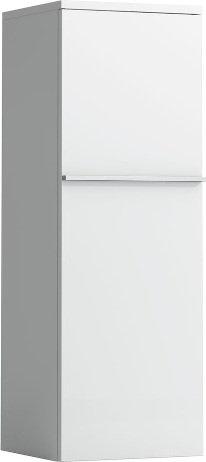 H4020120759991 Шкафчик средний, 2 полки стеклянные, петли справа LAUFEN PRO